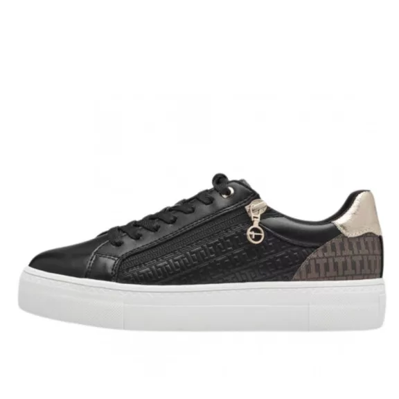 Tamaris cipő BLACK/GOLD Tamaris cipő BLACK/GOLD