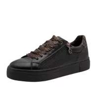 Tamaris cipő BLACK/LEOPARD