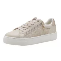 Tamaris cipő IVORY/GOLD
