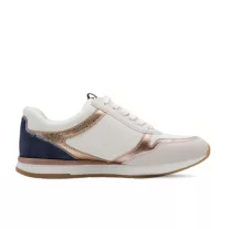 Tamaris cipő WHITE COMB
