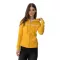 Retro melegítõ felsõ OLIVIA ZIP OUT JOGGING TOP YELLOW 