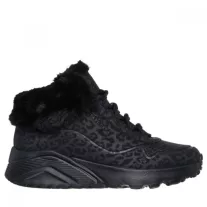 Skechers bakancs UNO LITE - COZY LEOPARD 