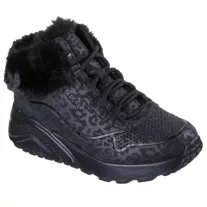 Skechers bakancs UNO LITE - COZY LEOPARD 