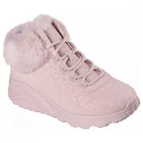 Skechers bakancs UNO LITE - COZY LEOPARD 