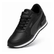 Puma cipő ST Runner v4 L Black-Shadow Gray