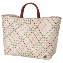 SUMMER SHADES Shopper -mix39 marsala red mix on grey