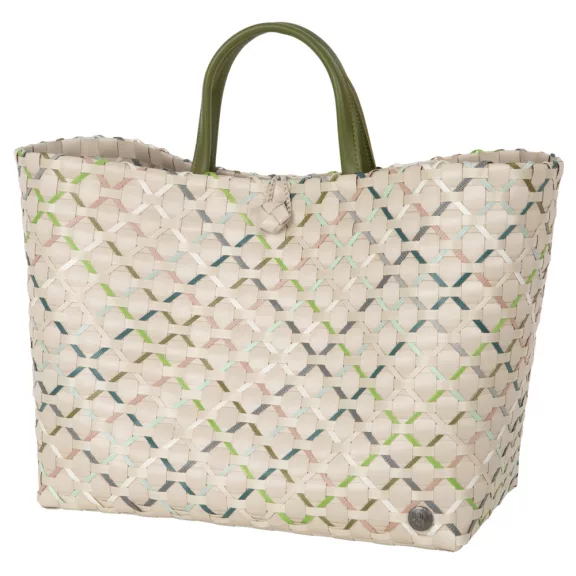 SUMMER SHADES Shopper - mix78 olive mix on pale grey SUMMER SHADES Shopper - mix78 olive mix on pale grey