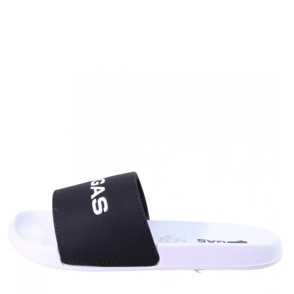 Gas papucs WHITE/BLACK Gas papucs WHITE/BLACK