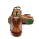913 LEON Comfort női bőr szandál