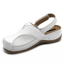 913 LEON Comfort női bőr szandál