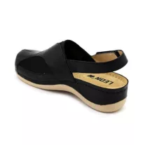 913 LEON Comfort női bőr szandál