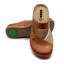 953 LEON Comfort női bőr klumpa