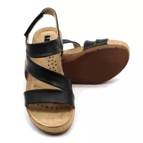 1020 LEON Comfort női bőr szandál
