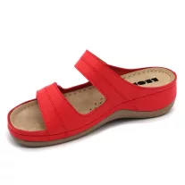 907 LEON Comfort női bőr papucs