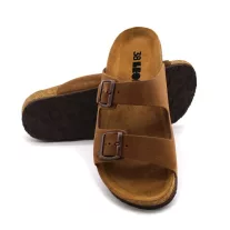 4010 LEON Comfort női bőr papucs