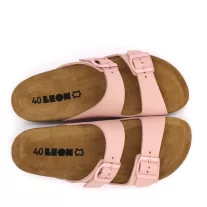 4010 LEON Comfort női bőr papucs