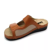 5010 LEON Comfort női bőr papucs