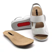 5020 LEON Comfort női bőr szandál