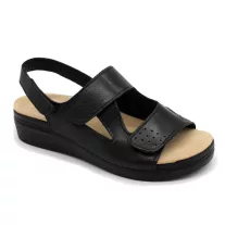 5020 LEON Comfort női bőr szandál