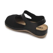 934 LEON Comfort női bőr szandál