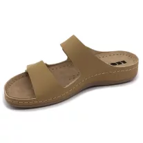 954 LEON Comfort női bőr papucs