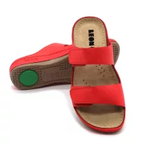 954 LEON Comfort női bőr papucs
