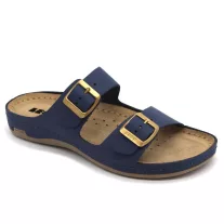955 LEON Comfort női bőr papucs