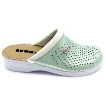 V262 LEON Comfort női bőr klumpa