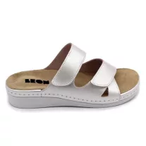 5011 LEON Comfort női bőr papucs