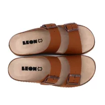 5012 LEON Comfort női bőr papucs