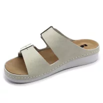 5012 LEON Comfort női bőr papucs