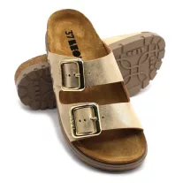 6010 LEON Comfort női bőr papucs
