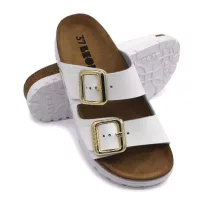 6010 LEON Comfort női bőr papucs