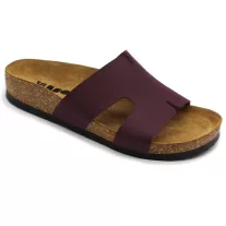 4054 LEON Comfort női bőr papucs