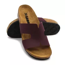 4054 LEON Comfort női bőr papucs