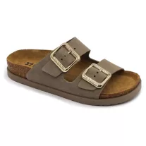 7010 LEON Comfort női bőr papucs