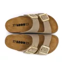 7010 LEON Comfort női bőr papucs