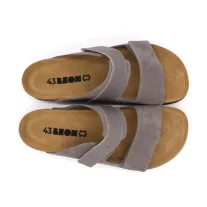 4704 LEON Comfort férfi bőr papucs