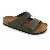 4704 LEON Comfort férfi bőr papucs