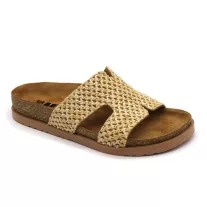 7031 LEON Comfort női bőr papucs