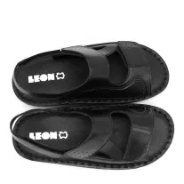 320 LEON Comfort női bőr szandál