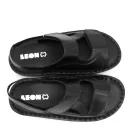 320 LEON Comfort női bőr szandál