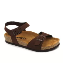4307 LEON Comfort női bőr szandál
