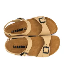 4307 LEON Comfort női bőr szandál