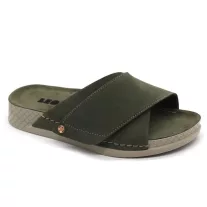 510 LEON Comfort női bőr papucs