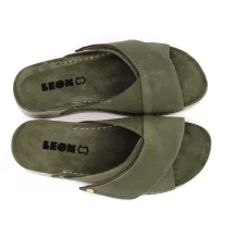 510 LEON Comfort női bőr papucs