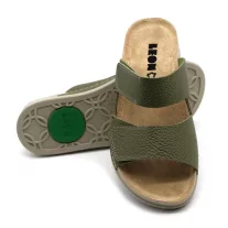 511 LEON Comfort női bőr papucs