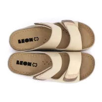 904 LEON Comfort női bőr papucs