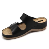 904 LEON Comfort női bőr papucs