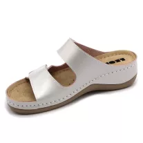 904 LEON Comfort női bőr papucs